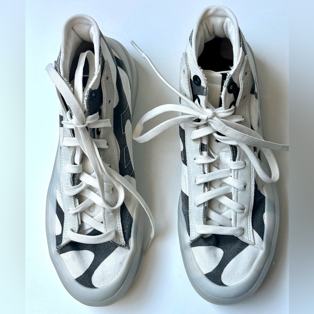 Adidas x Marimekko Essentials Znsored Hi Black and White Patterned Sneakers, 8 - Picture 10 of 16